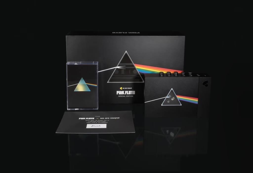 French retro-tech specialist We Are Rewind has teamed up with Pink Floyd for a limited-edition WE-001 player and remastered Dark Side of the Moon tape.