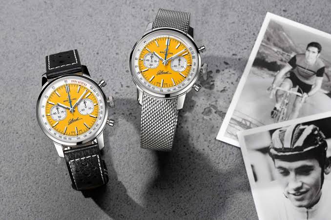 Breitling pays tribute to cycling's The Cannibal with its new Top Time B01 Eddy Merckx timepiece. 