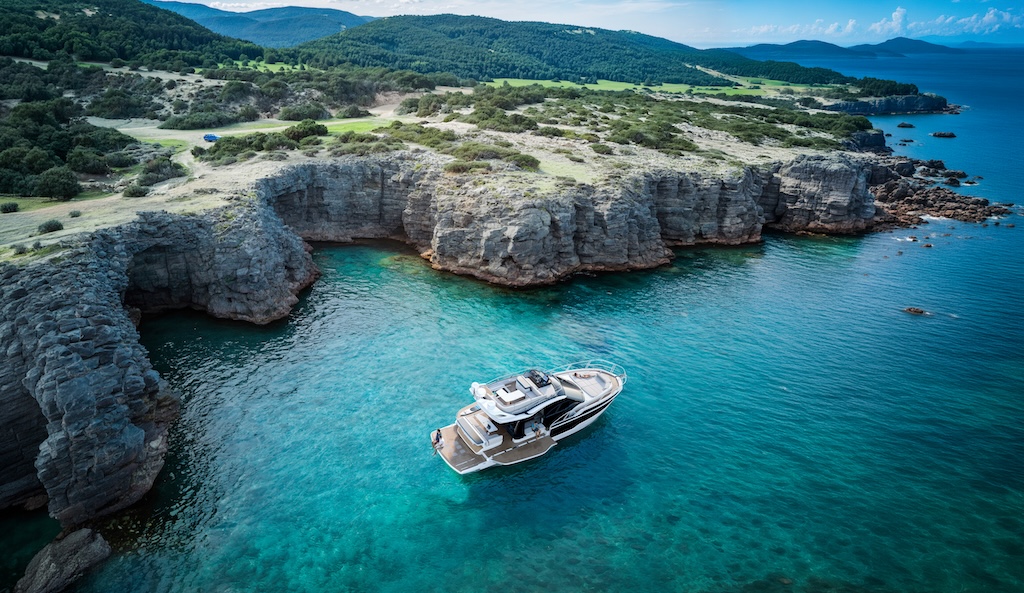 Looking for an excuse to slip out of work early every Friday? Galeon's new 420 FLY is the weekend cruiser you've been waiting for. 