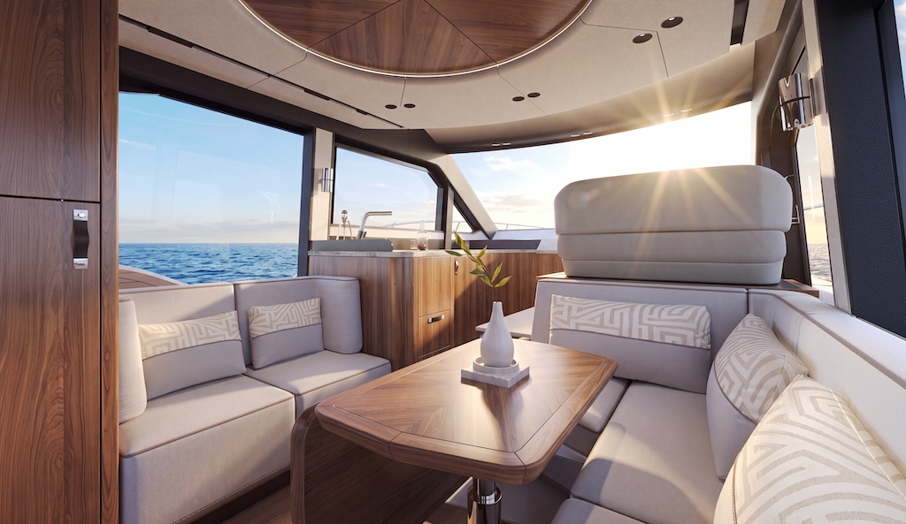 Looking for an excuse to slip out of work early every Friday? Galeon's new 420 FLY is the weekend cruiser you've been waiting for. 