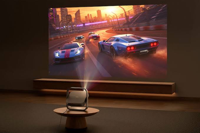 For 2026, the XGIMI Elfin Flip 4K becomes the mancave centerpiece: a portable native 4K laser projector delivering massive screen size, gaming-grade speed, and built-in premium sound.