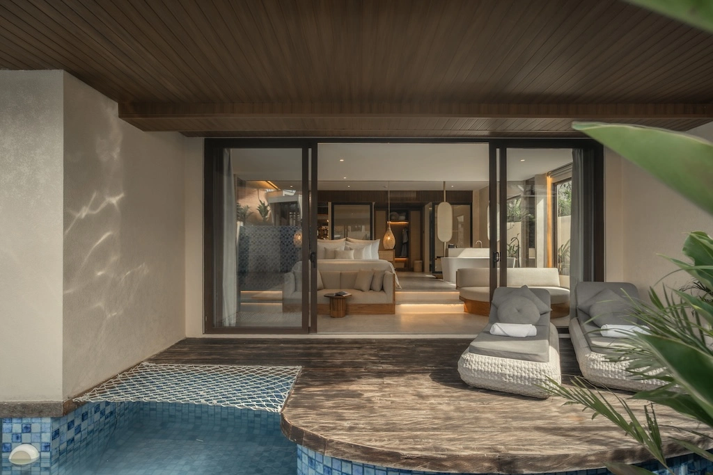 Shaped by lagoon pools and featuring cave-inspired architecture and soaring views, La Mewali Resort is Canggu's striking new hideaway minutes from the beach, bars and buzz.