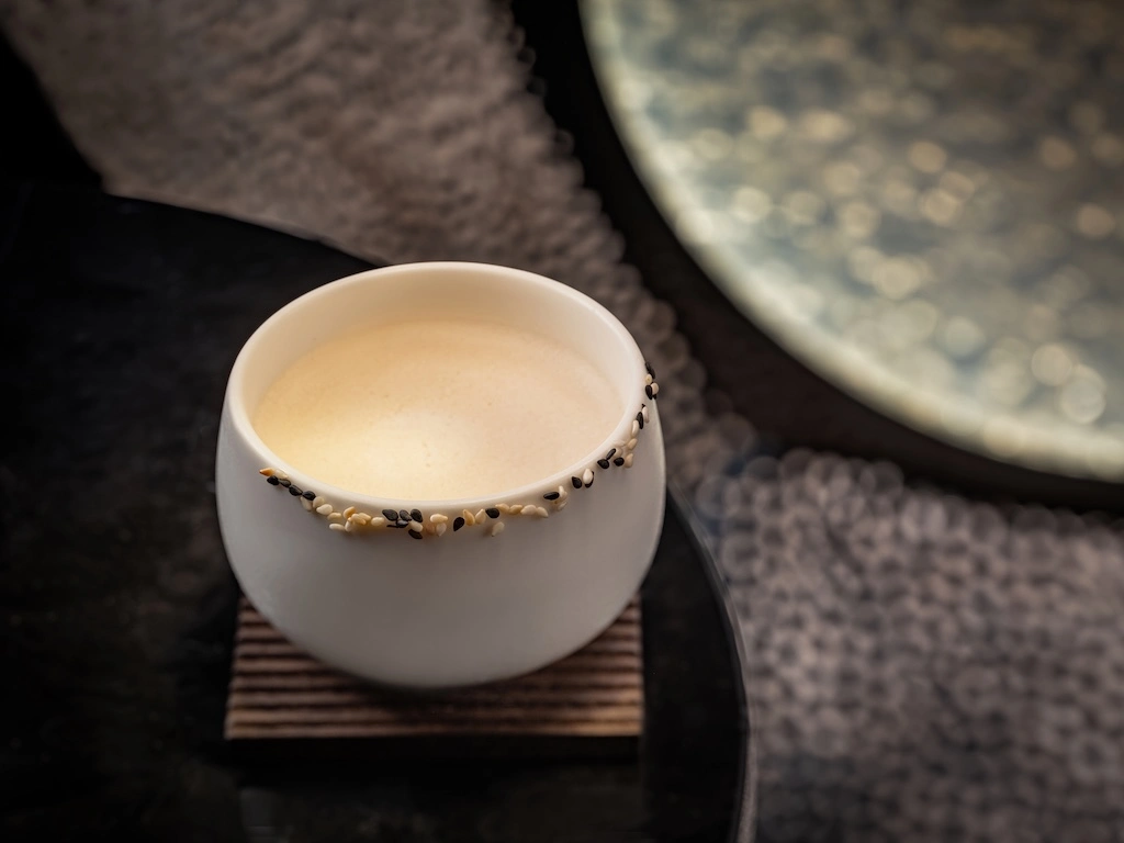 Hojicha Martini from the SONATA cocktail collection at W Macau’s Living Room